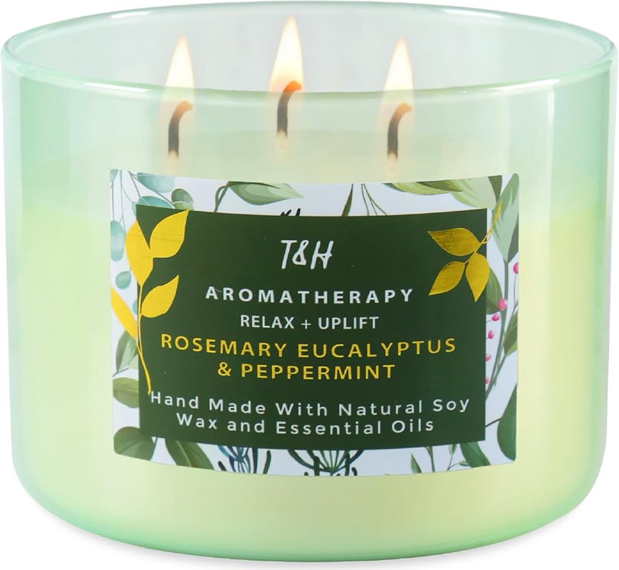 Rosemary Eucalyptus Peppermint 3-Wick Candle