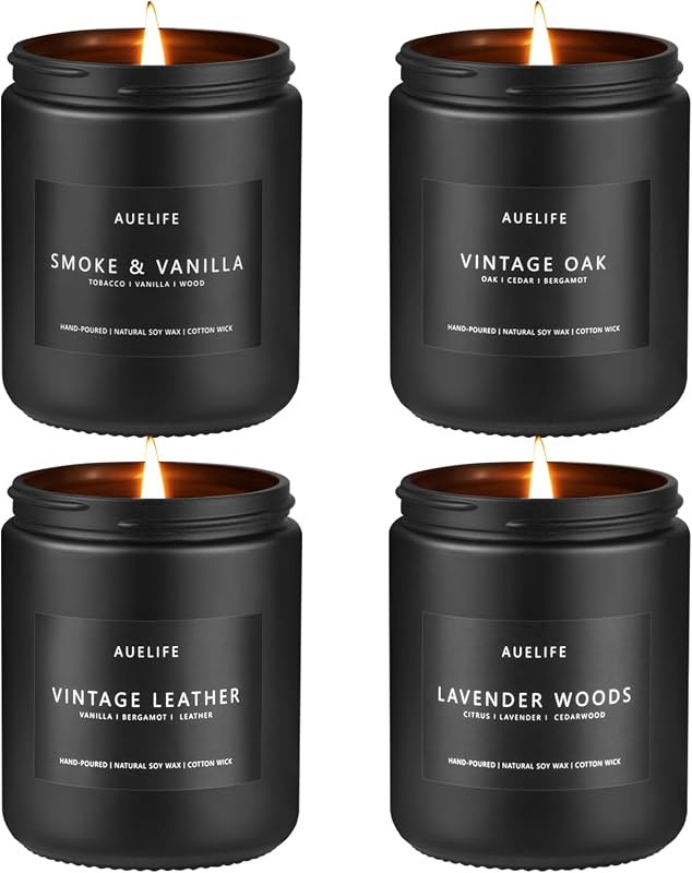 Auelife Men’s Soy Candle Set