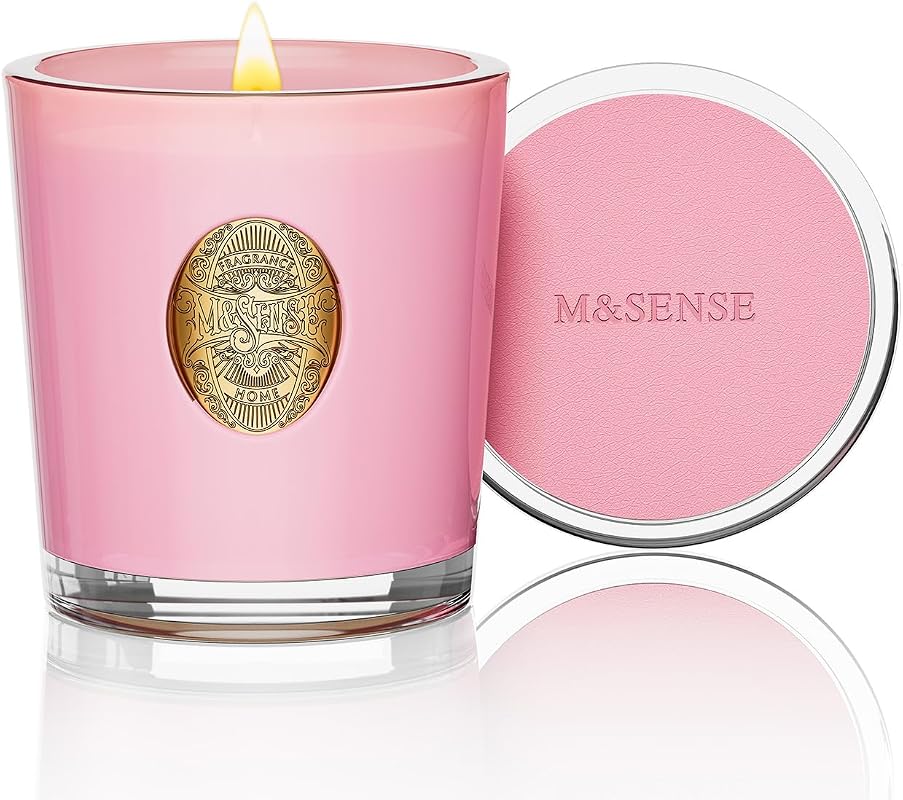 M&SENSE Peony Blush Soy Candle