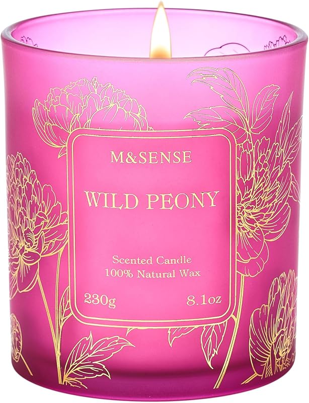 M&SENSE Wild Peony Soy Candle