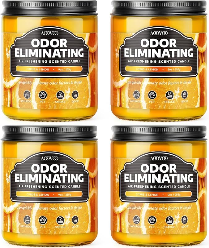 AOOVOO Citrus Candles